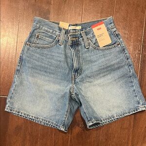 Levi's Classic Light Blue Denim Cutoff Shorts